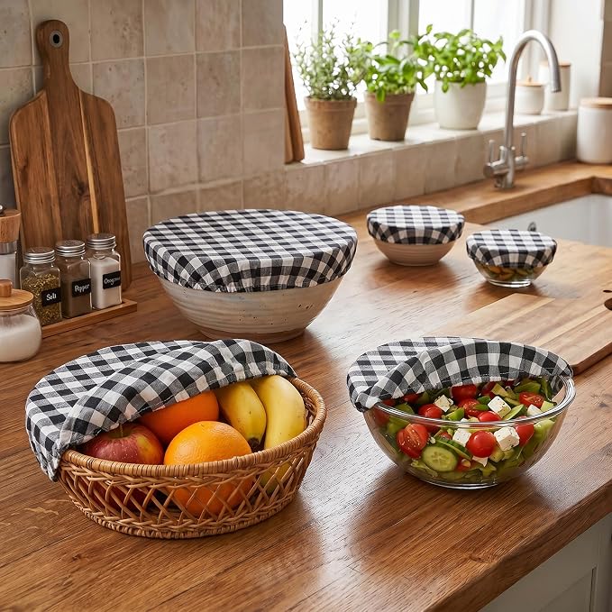 Reusable Bowl Covers, 5 Size Stretch Cloth Bowl Covers - Image 5