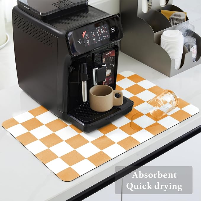 Ohocut Checkered Dish Drying Mat - Image 4