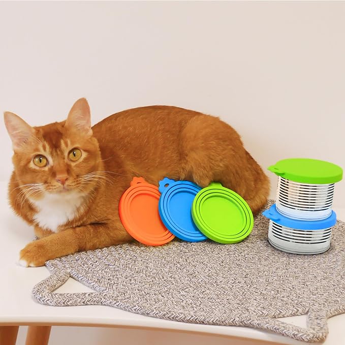 Lydia’s Deal Pet Food Can Covers 2-Pack, Universal Size – One Lid Fits 3 Pet - Image 4