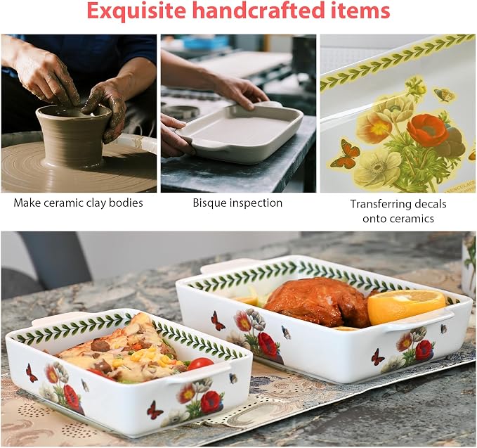 ACMLIFE Ceramic Casserole Dish Set, Ceramic Baking Dish - Image 7