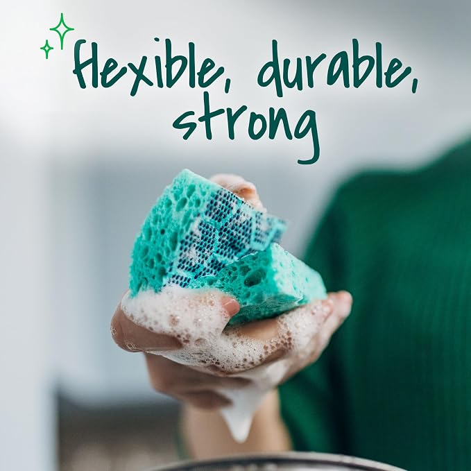 Scotch-Brite Odor Resist Heavy Duty Scrub Sponge, Dishwasher-Safe Kitchen - Image 9