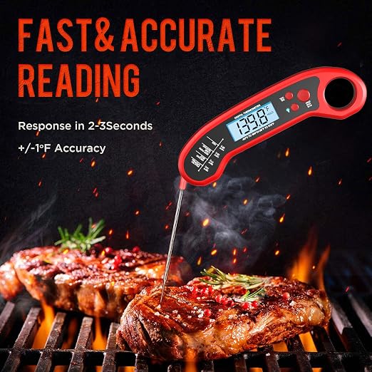 Meat Thermometer Digital, Instant Read Meat Thermometer - Image 2
