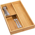 guiogc Bamboo silverware tray organizer, Utensil Holder and Cutlery Tray by guiogc