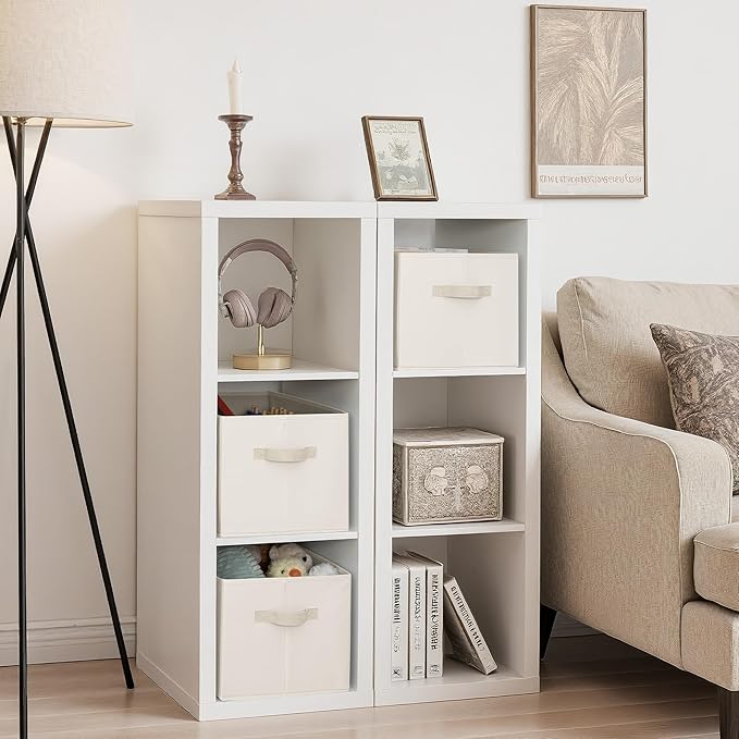 StorageWorks Fabric Closet Organizers and Storage Bin, Foldable Shelf Baskets - Image 2