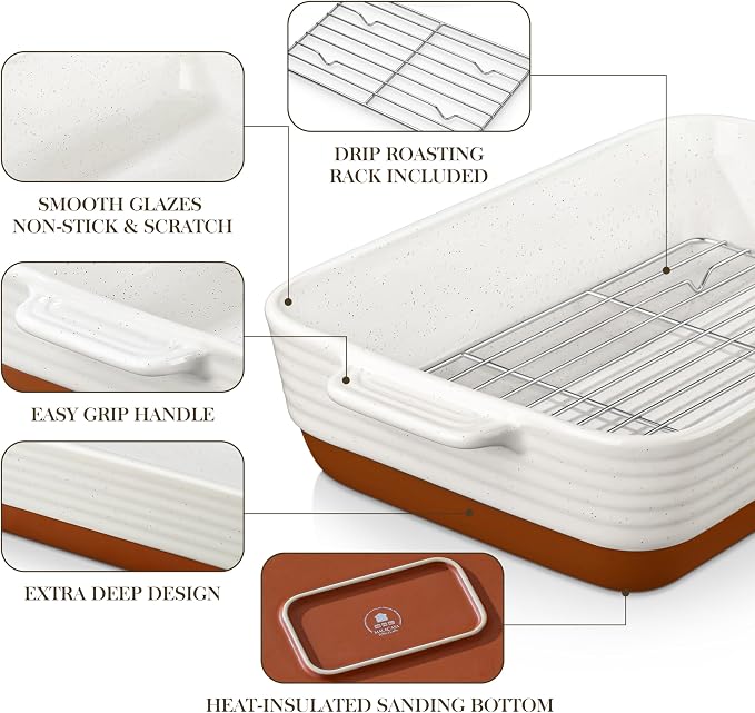 MALACASA Casserole Dishes for Oven - Image 6