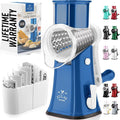 Zulay Kitchen Rotary Cheese Grater 5 Blade Cheese Shredder by ZulayKitchen