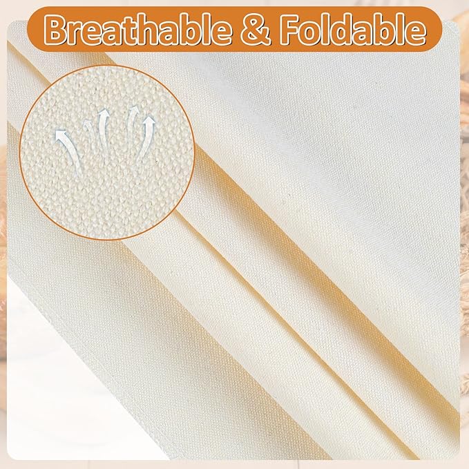 Ninsula 4PCS Tea Towels for Baking Sourdough, 14x18.8 Inch Reusable Thick Bread - Image 5