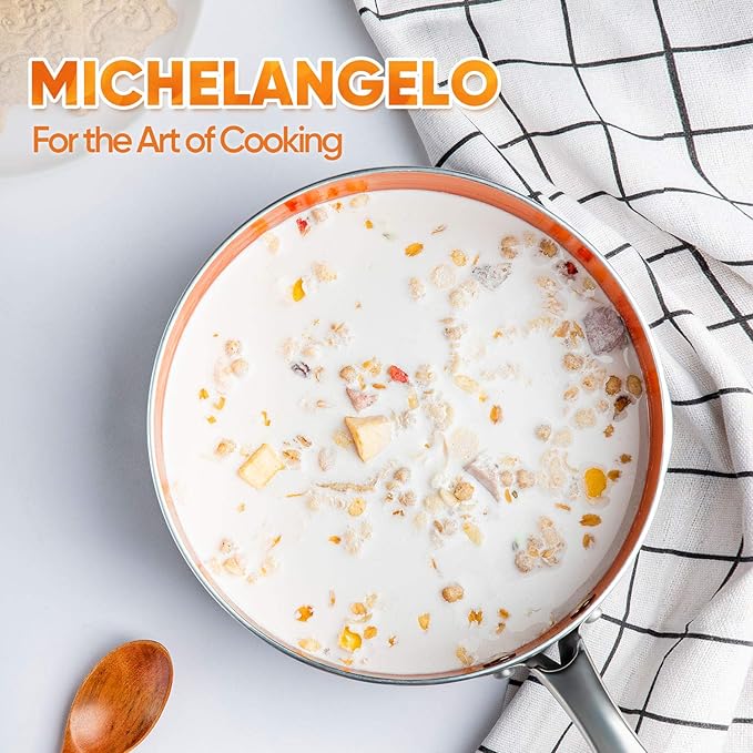 MICHELANGELO 1 Quart Saucepan - Image 7