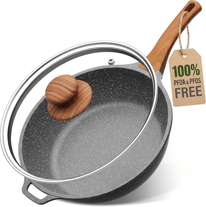 YASHE 12 Inch Nonstick Saute Pan by YASHE
