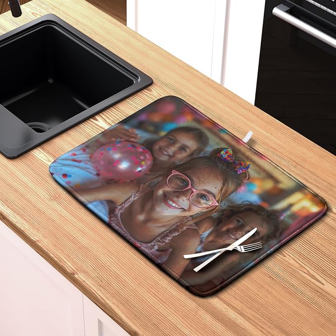 Customized Microfiber Fabric Dish Drying Mat - Image 6