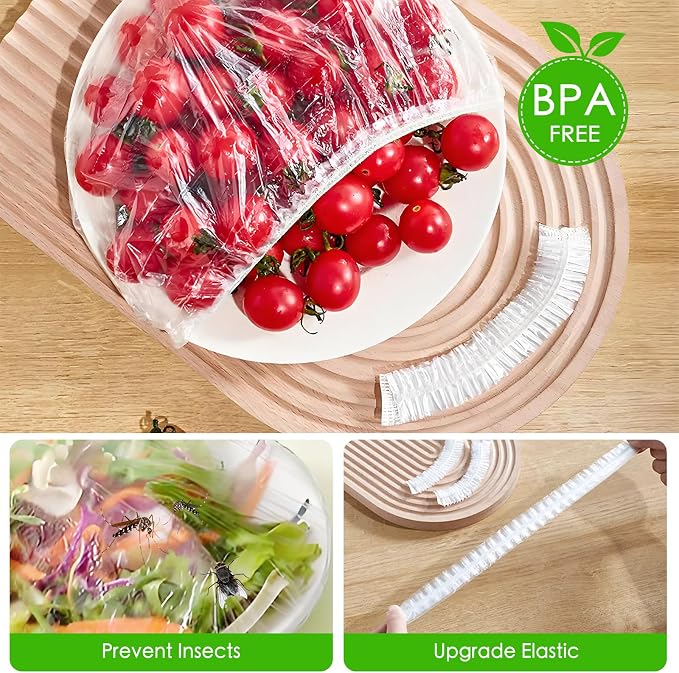100 Plastic Large Bowl Covers - Image 3