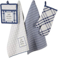 DII Home Sweet Farmhouse Kitchen Collection, Potholder/Oven Mitt/Dishtowel Set by DII