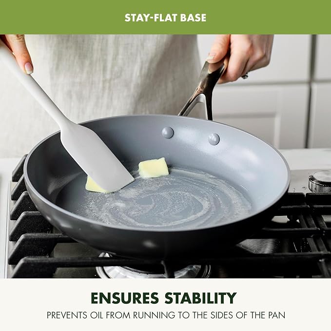 GreenPan Valencia Pro Hard Anodized Healthy Ceramic Nonstick 10" Frying Pan - Image 8