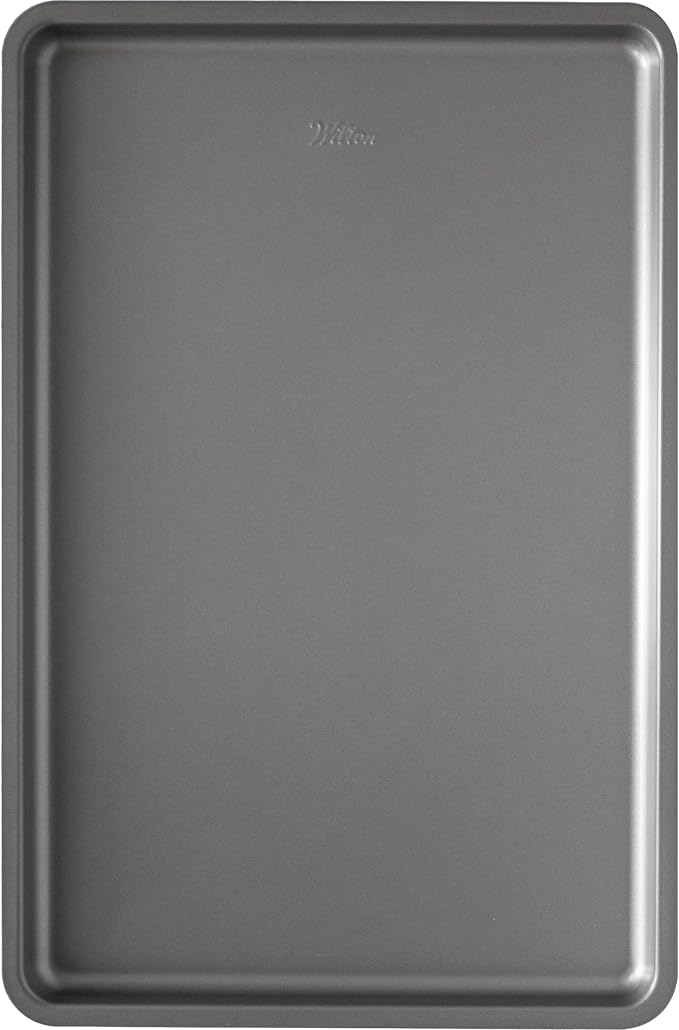Wilton Silver Non Stick Large Baking Sheet, Cookie and Roasting Pan - Image 2