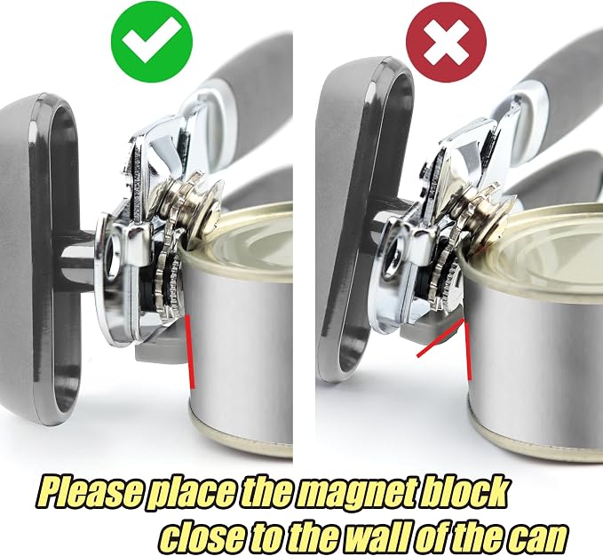 Can Opener, No-Trouble-Lid-Lift Manual Handheld Can Opener - Image 7