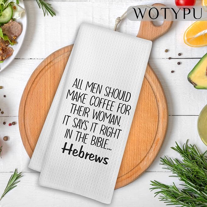 Funny Coffee Kitchen Towels, Coffee Gifts - Image 2