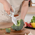 Kitchen Shears, Poultry Scissors, Stainless Steel Heavy Duty Scissors, by NOXREX
