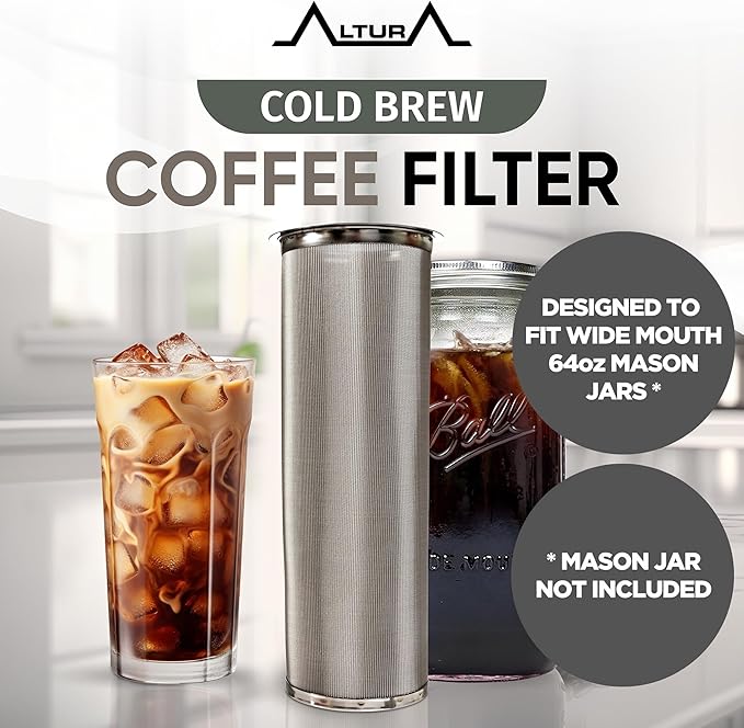 Altura The TUBE+ Cold Brew Coffee Maker and Tea Infuser - Image 2