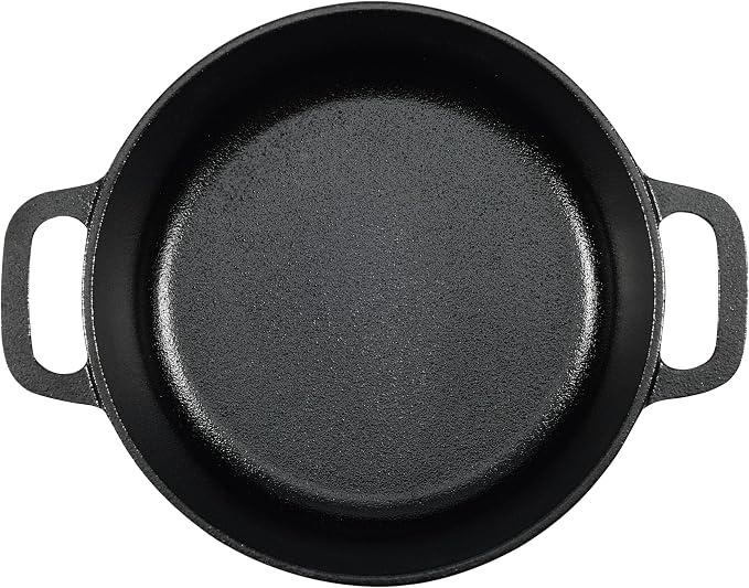 Amazon Basics Pre-Seasoned Cast Iron Mini Dutch Oven Pot - Image 3