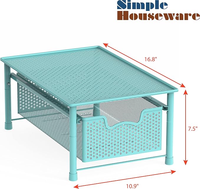Simple Houseware Stackable Cabinet Basket Drawer Organizer - Image 3