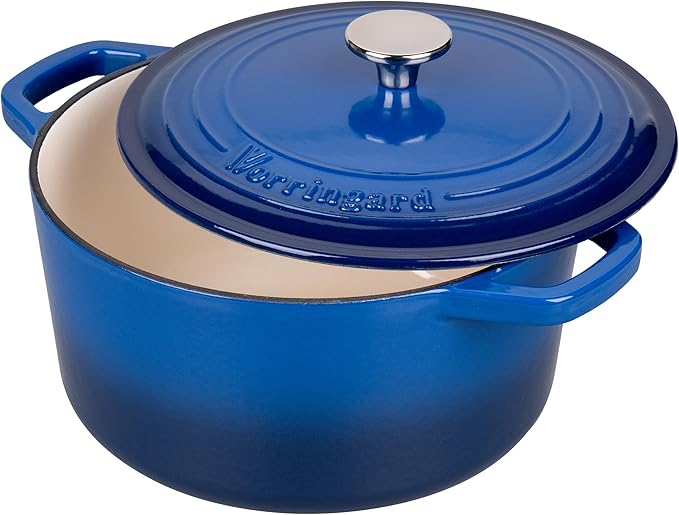 VORRINGARD Enameled Cast Iron Dutch Oven Pot - Image 5