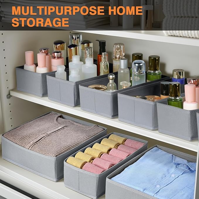 DIMJ Drawer Organizer Clothes 18 Pack - Image 4