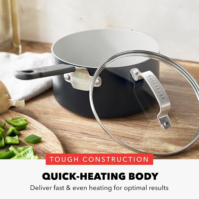 GreenPan x Bobby Flay 1.67QT Nonstick Saucepan - Image 3