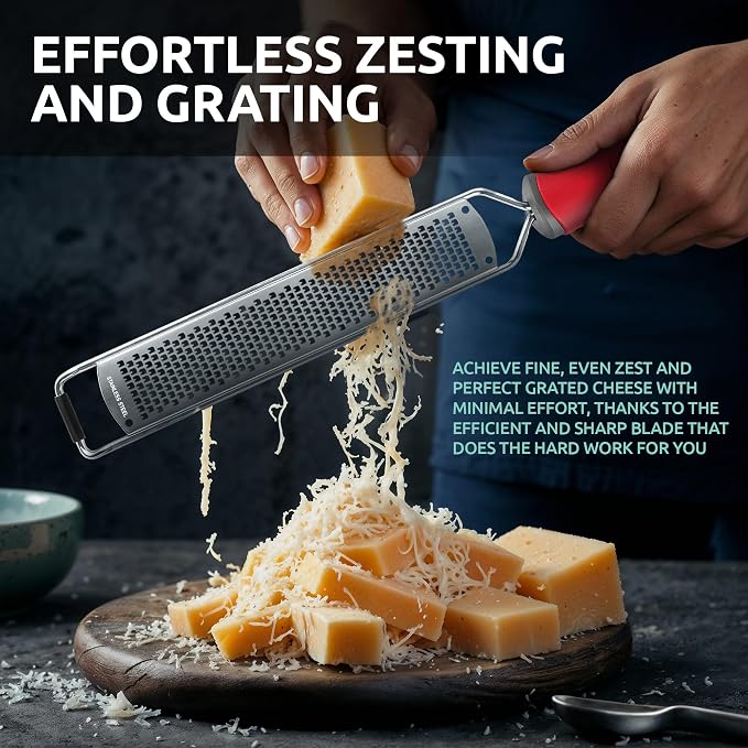 Lemon Zester & Parmesan Cheese Grater - Image 7