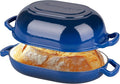 VORRINGARD Enameled Cast Iron Sourdough Bread Oven, Dutch Oven, Loaf Cast Iron by Unknown