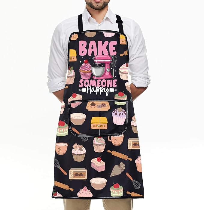 FUSTMW Cake Maker Gifts for Baker Kitchen Baking Apron - Image 5