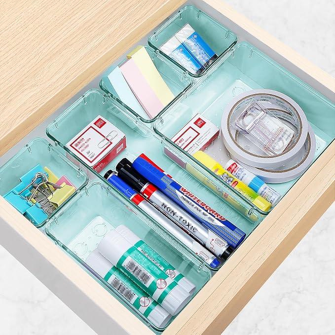 StorMiracle 25 PCS Drawer Organizer Set, 4 Varied Size Bathroom and kitchen - Image 6