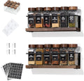 2-Tier Wall Mount Spice Rack Organizer by KitHero