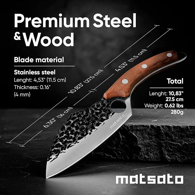 Matsato Knife Set 3-Piece Kitchen Knives, Cooking Chef Knife Set, Kitchen And - Image 5