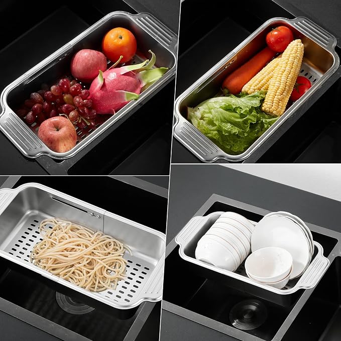 pollock 4 In 1 Collapsible Sink Colander - Image 8
