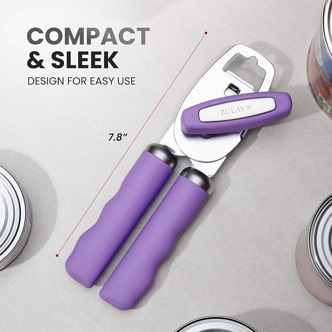Zulay Kitchen Heavy Duty Stainless Steel Can Opener Manual - Image 2