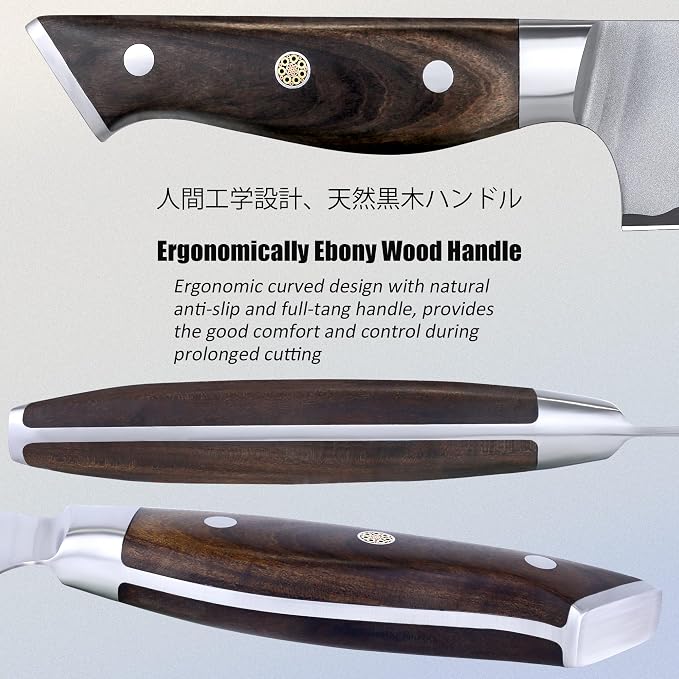 Japanese Chef Knife 8 Inch Kitchen Sharp Knife High Carbon Steel AUS10 - Image 4