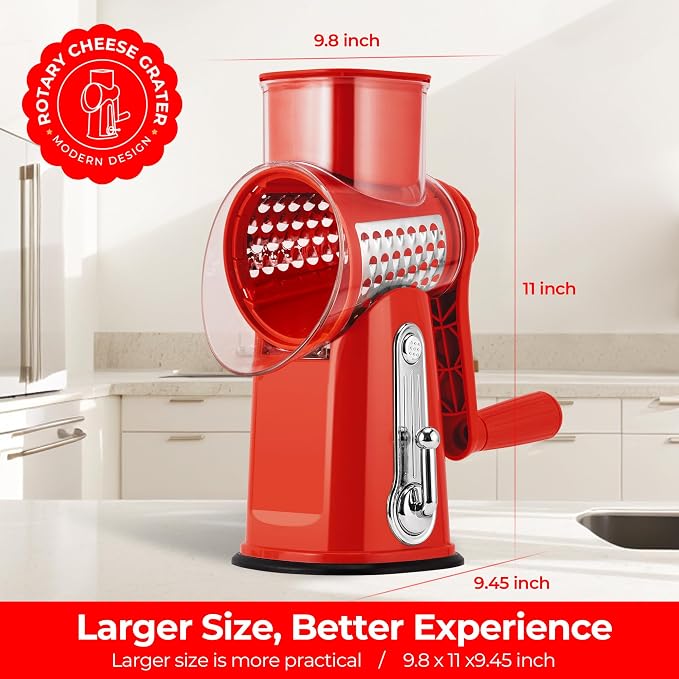 SUSTEAS Rotary Cheese Grater - Image 6