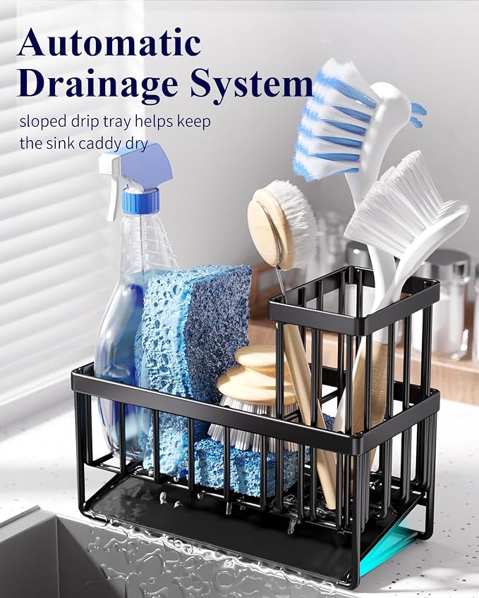 Kitsure Sponge Holder for Kitchen Sink - Image 3