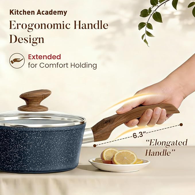 Kitchen Academy Pots and Pans Set Non Stick - Image 5