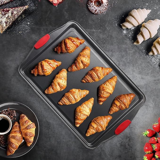 Baking Sheet Set, 2-Piece Large Cookie Sheet Set - Image 8