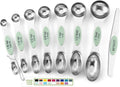 Spring Chef Stainless Steel Magnetic Measuring Spoons Set of 8 by SpringChef