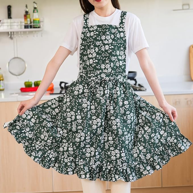 Pinknoke Vintage Pinafore Apron Dress - Image 9