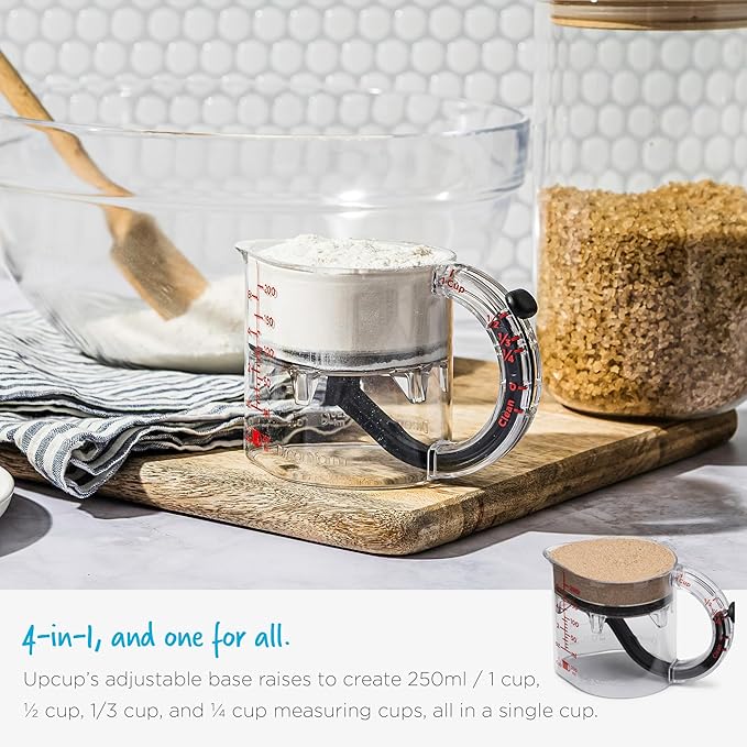 Dreamfarm Upcup All-in-1 Adjustable Measuring Cup, Metric & Imperial - Image 5