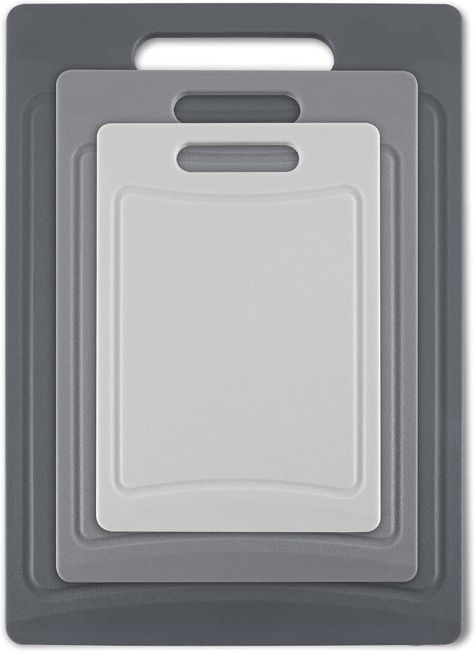 COOK WITH COLOR Non-Slip Cutting Board Set – Kitchen Essentials with Easy Grip - Image 7