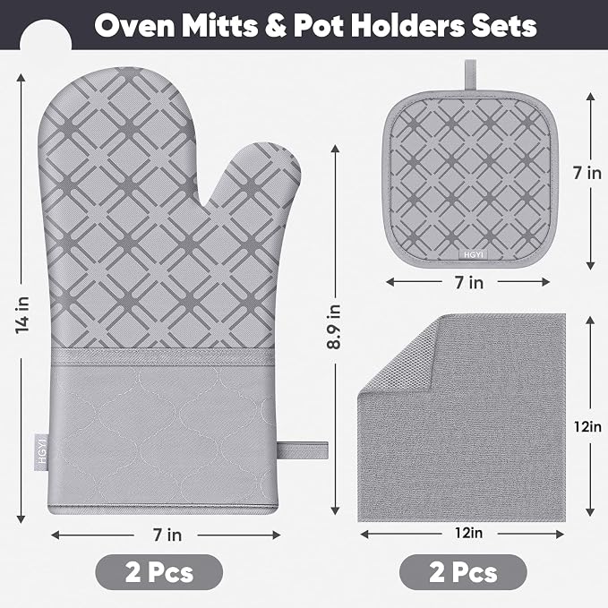 Oven Mitts and Pot Holders Set - Image 2