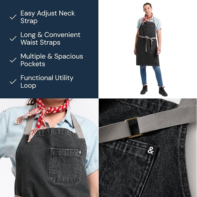 hedley & bennett Essential Apron - Image 4