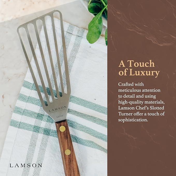 Lamson Metal Spatula Slotted Turner - Image 7