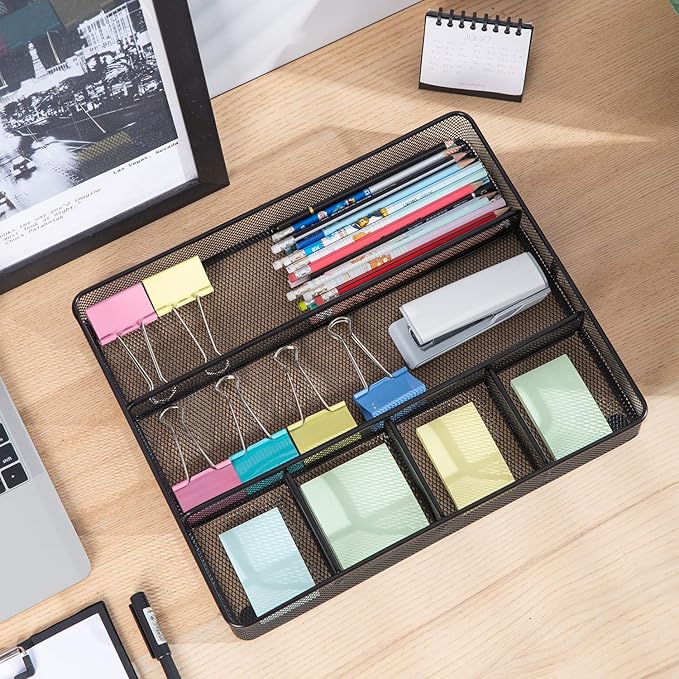 Amazon Basics Metal Mesh Desk Organizer - Image 6