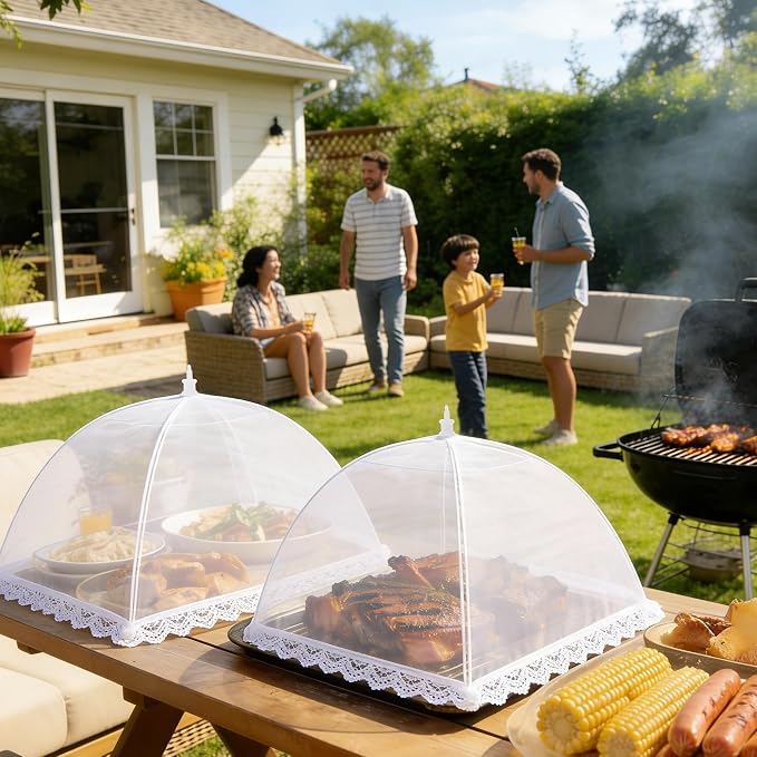 Mesh Food Covers for Outside - Image 4