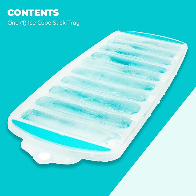 Jacent Resusable Silicone and Plastic Water Bottle Ice Cube Stick Tray - Image 2